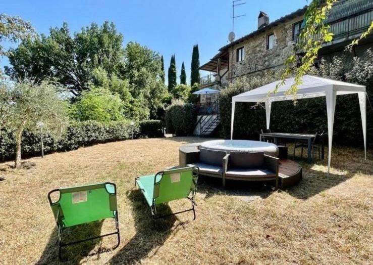 Rustico Jacuzzi & Wine Apartman La Collina Kültér fotó