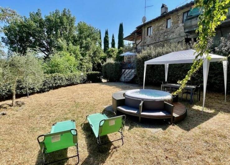 Rustico Jacuzzi & Wine Apartman La Collina Kültér fotó